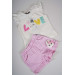 Baby Girl Suit With Rabbit Checked Shorts