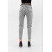 High Waist Lycra Gray Mom Denim Jeans