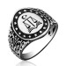 Gms Scales Of Justice Men's Silver Ring