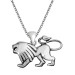 Lion Men's Silver Necklace