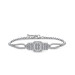 Baguette Women's Silver Bracelet