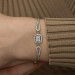 Baguette Silver Bracelet