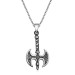 Gms Ax Men's Silver Necklace