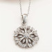 Flower Women's Silver Necklace