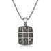 Gms Abced Men's Silver Necklace