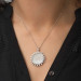 Gms Esmaül Hüsna Women's Silver Necklace