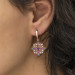 Gms Ethnic Patterned Women's Silver Earrings