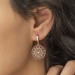 Gms Geometric Patterned Women's Silver Earrings