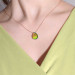 Gms His Stone Women's Silver Necklace