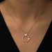Gms Arrow To The Heart Women's Silver Necklace