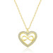 Gms Heart Infinity Women's Sterling Silver Necklace