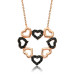 Gms Heart Love Women's Silver Necklace