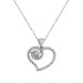 Gms Heart Women's Silver Necklace