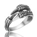 Gms Eagle Claw Men's Silver Ring