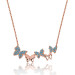 Butterfly Women's Sterling Silver Necklace