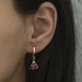 Gms Cherry Figured Fruit Women's Sterling Silver Earrings