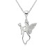 Gms Angel My Mother Women's Silver Necklace