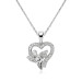Gms Angel Heart Women's Silver Necklace