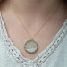 Gms Mixed Stone Esmaül Hüsna Women's Silver Necklace