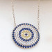 The Evil Eye Women's Silver Necklace