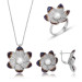 Gms Narcissus Flower Women's Silver Set