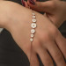 Gms Row Daisy Women's Silver Bracelet