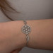 Gms Flower Of Life Silver Bracelet