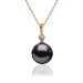 Gms Round Pearl Women's Silver Necklace
