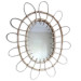 Braided Daisy Decor Mirror- Unvarnished