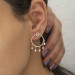 Pb Hop Women's Silver Earrings