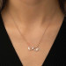 Pb Eternal Love Silver Necklace With Heart