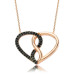 Pb Hearted Infinity Women's Silver Necklace