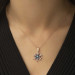 Pb Snowflake Women's Silver Necklace