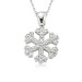 Snowflake Women's Sterling Silver Necklace