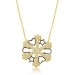 Snowflake Luck Women's Sterling Silver Necklace