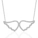 Angel Wing Women's Sterling Silver Necklace