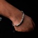 925 Sterling Silver 7.5Mm Men's King Chain Bracelet
