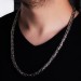 925 Sterling Silver 9Mm Men's King Chain Necklace
