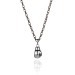 925 Sterling Silver Boxing Gloves Pendant Chain Model2
