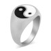 925 Sterling Silver Men's Yin Yang Ring
