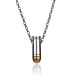 925 Sterling Silver Thick Bullet Necklace Chain Model2