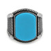 Men's 925 Silver Ring With Turquoise Stone