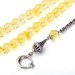 Original Drop Amber Rosary With Crescent And Star Tassels