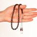Double Tugra Tasseled Dark Color Spinning Amber Rosary