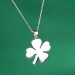 Four Leaf Clover Women's Sterling Silver Necklace