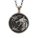 Men's 925 Sterling Silver Wolf Witcher Necklace Chain Model2