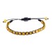 Men's Adjustable Amber Bracelet Yellow Shades Color