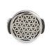 Men's Silver Round Model Flower Of Life Ring Silver Color