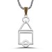 Sterling Silver Men's Squid Game Series Necklace Chain Model1