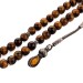 Sterling Silver Tiger's Eye Stone Rosary